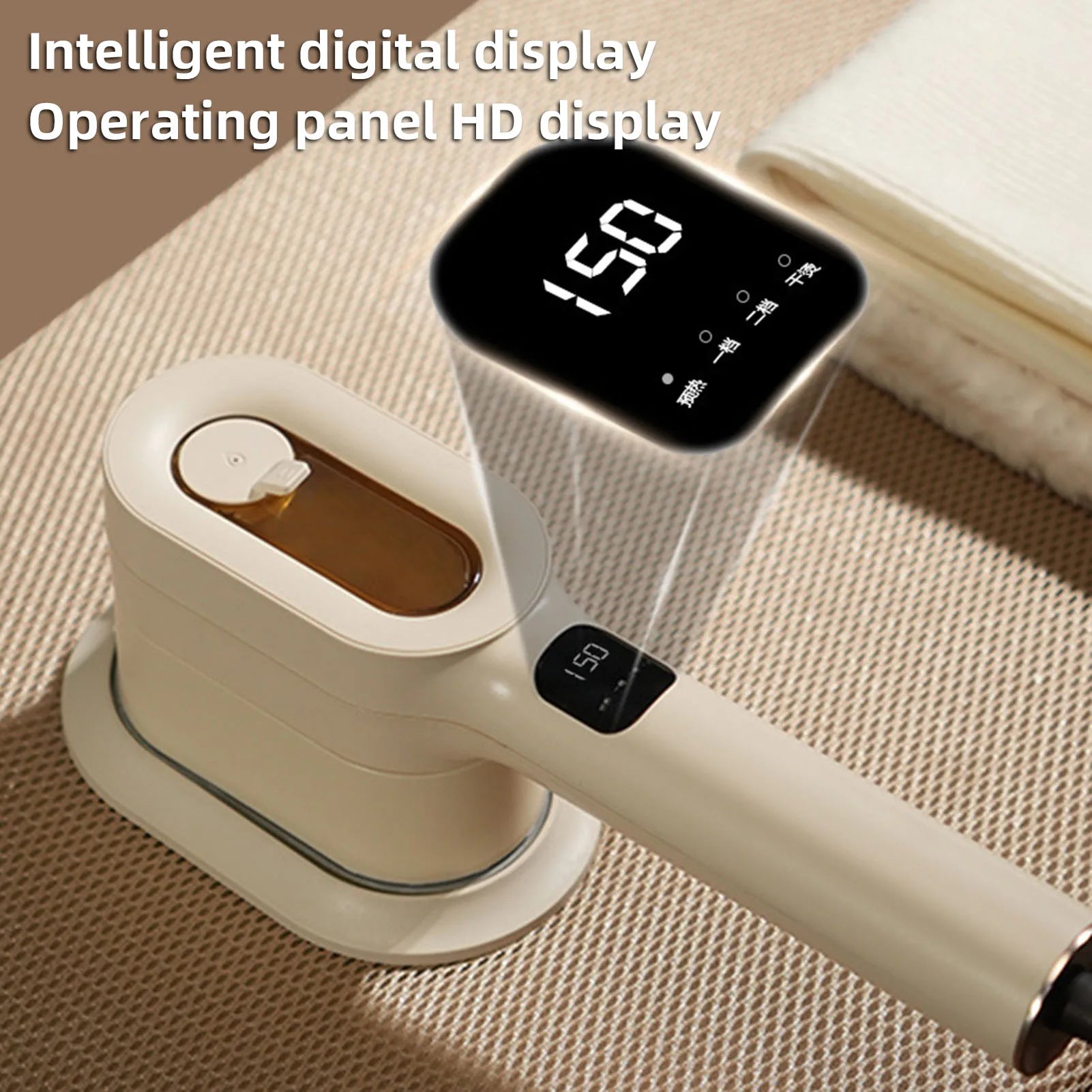 Handheld Clothes Iron Digital Display Automatic Constant Temperature Portable Wet Dry Clothes Wrinkle Remover Iron for Home