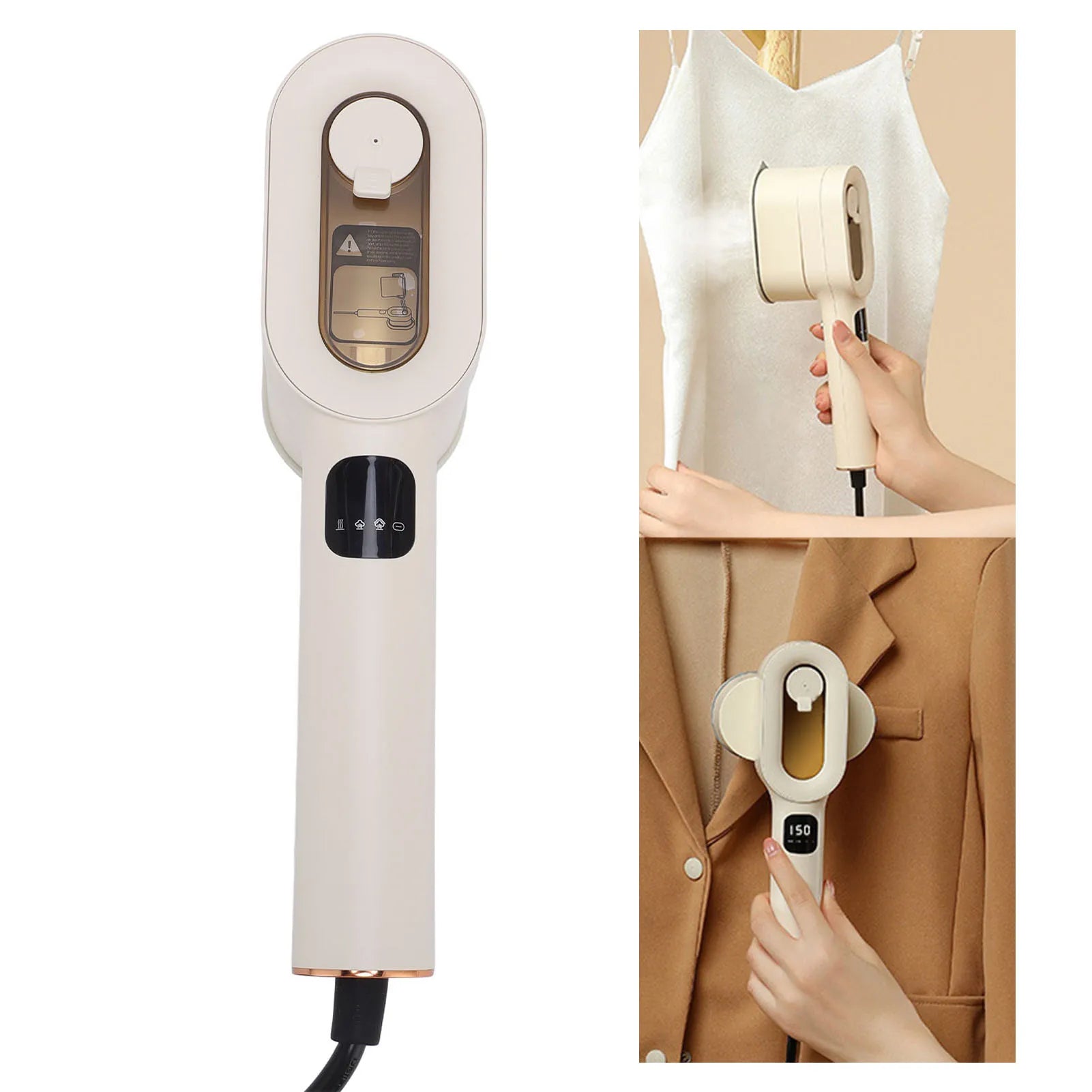 Handheld Clothes Iron Digital Display Automatic Constant Temperature Portable Wet Dry Clothes Wrinkle Remover Iron for Home