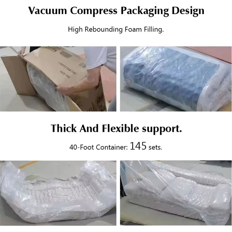 WESOME Modern Garden Set Outdoor Sofa Outdoor Patio Furniture Fabric Garden Compressed Sofas Garden Furniture