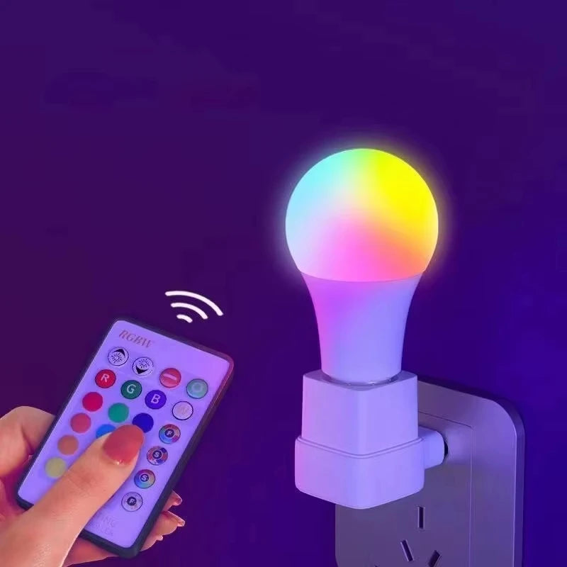 24 Key Remote Control Smart Lamp Atmosphere Light 16 Colors RGB Bulb LED Multicolor Bulb E27 220V Household Lighting Dimmable