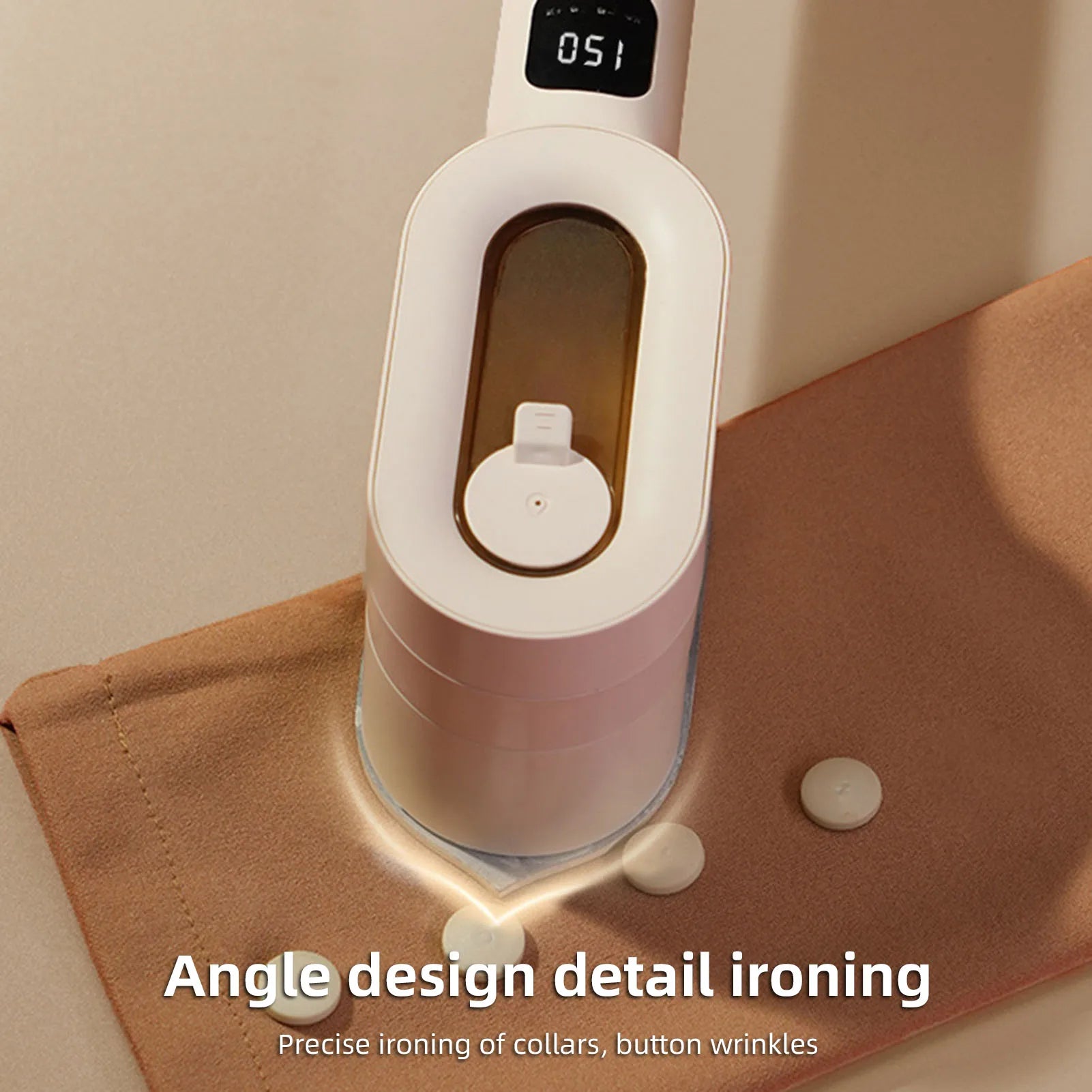 Handheld Clothes Iron Digital Display Automatic Constant Temperature Portable Wet Dry Clothes Wrinkle Remover Iron for Home