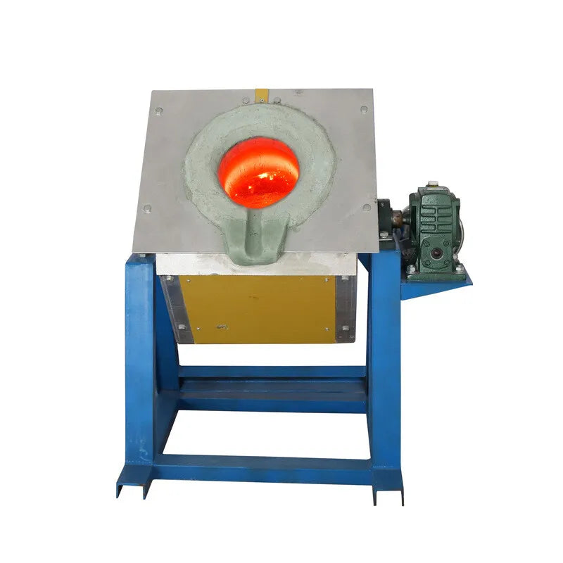 Medium Induction Heating Machine Aluminum Copper Iron Melting Automatic High Frequency Metal Smelting Furnace