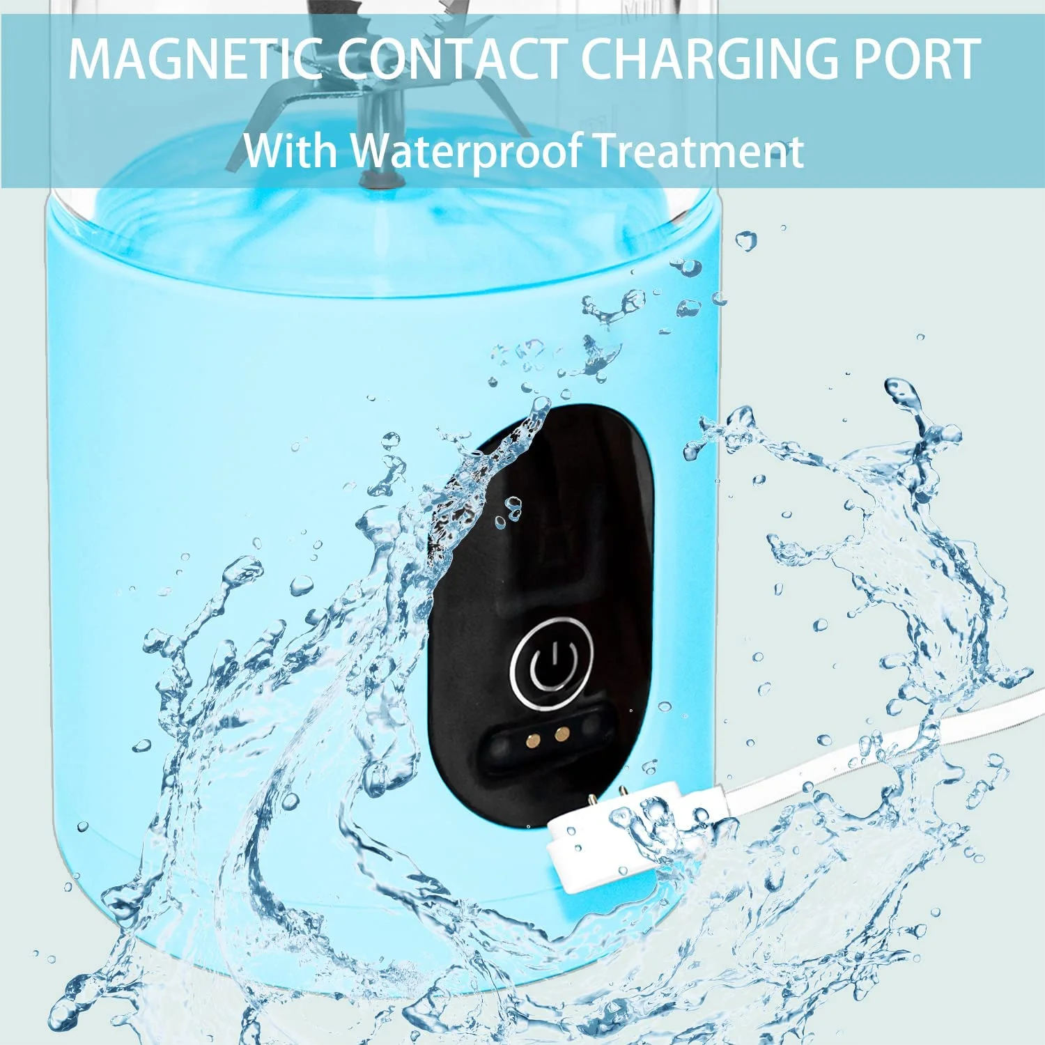 Waterproof 300W 500 ML Electric Personal Fruit Juicer Squeezer Cup Hand Held Blender Portable Blender