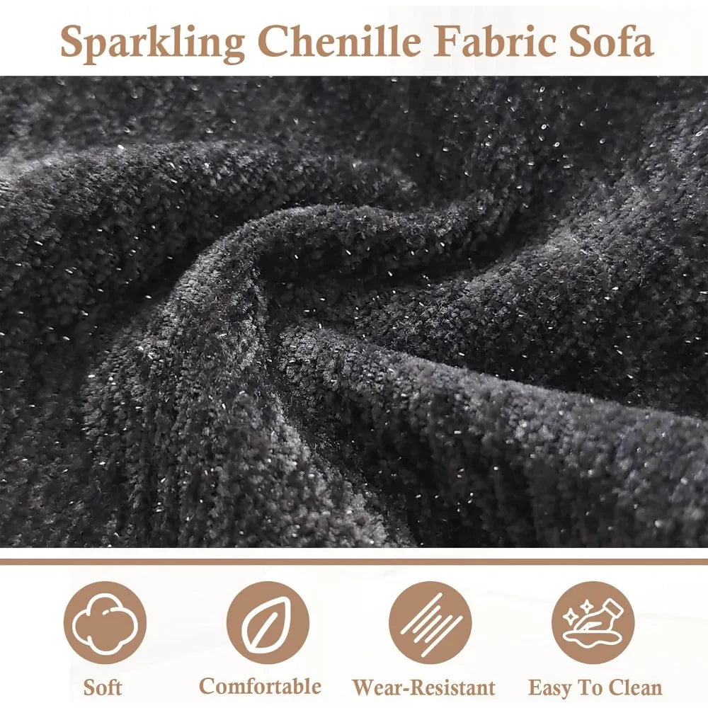 Convertible Sofa Bed for Living Room, Boneless Couches, Compressed Memory Foam Floor Couch, Easy Setup Couch in a Box, Spine Sup