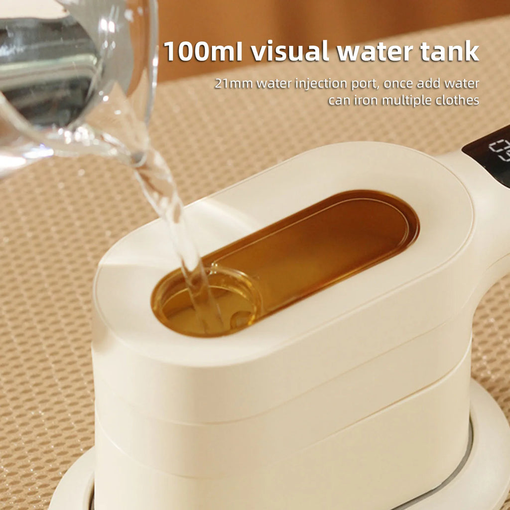 Handheld Clothes Iron Digital Display Automatic Constant Temperature Portable Wet Dry Clothes Wrinkle Remover Iron for Home