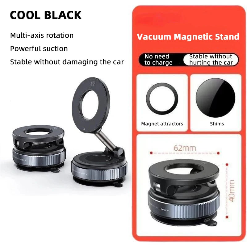 PHONEPACE K007 Magnetic Phone Holder｜Three-axis Rotation For Free Adjustment｜A Convenient Choice For Multiple Scenarios.